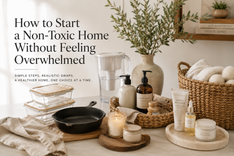 How to start a non-toxic home — room by room guide with clean living tips and product swaps