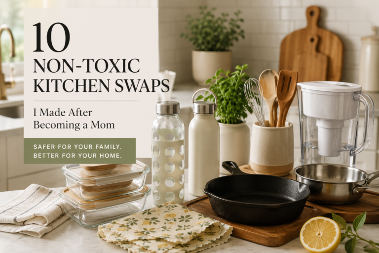 10 Non-Toxic Kitchen Swaps I Made After Becoming a Mom